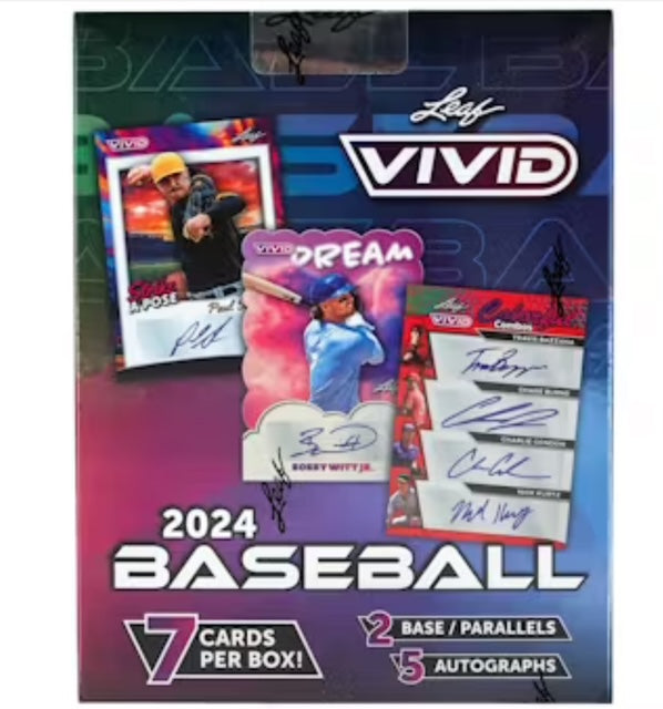 2024 Leaf Vivid Baseball Box