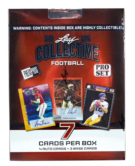 2024 Leaf Collective Football Hobby Box