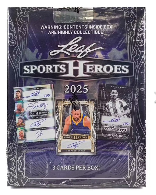 2025 Leaf Metal Sports Heroes Hobby Box